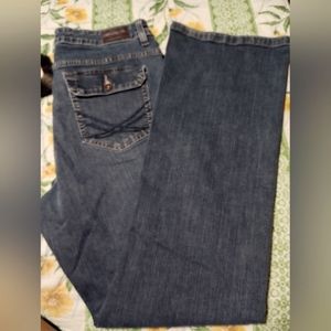 Lee women's blue jeans size 14 medium great condition